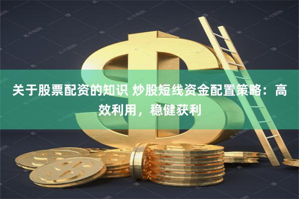 关于股票配资的知识 炒股短线资金配置策略：高效利用，稳健获利